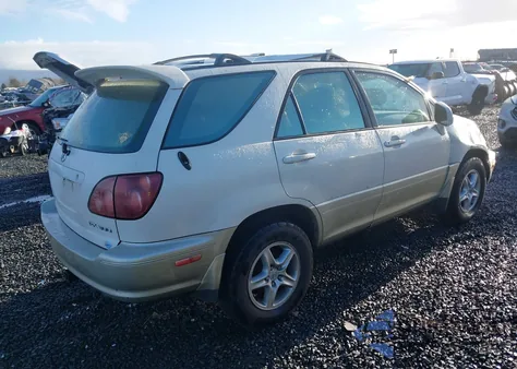 2000 Lexus Rx 300 from USA, damaged, VIN JT6HF10U4Y0099483